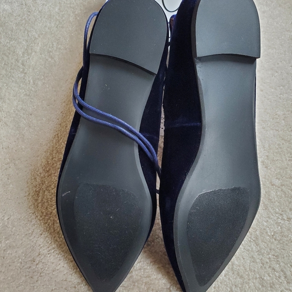 Brand New Steve Madden Lecrew Blue Velvet 6.5 - Picture 9 of 10